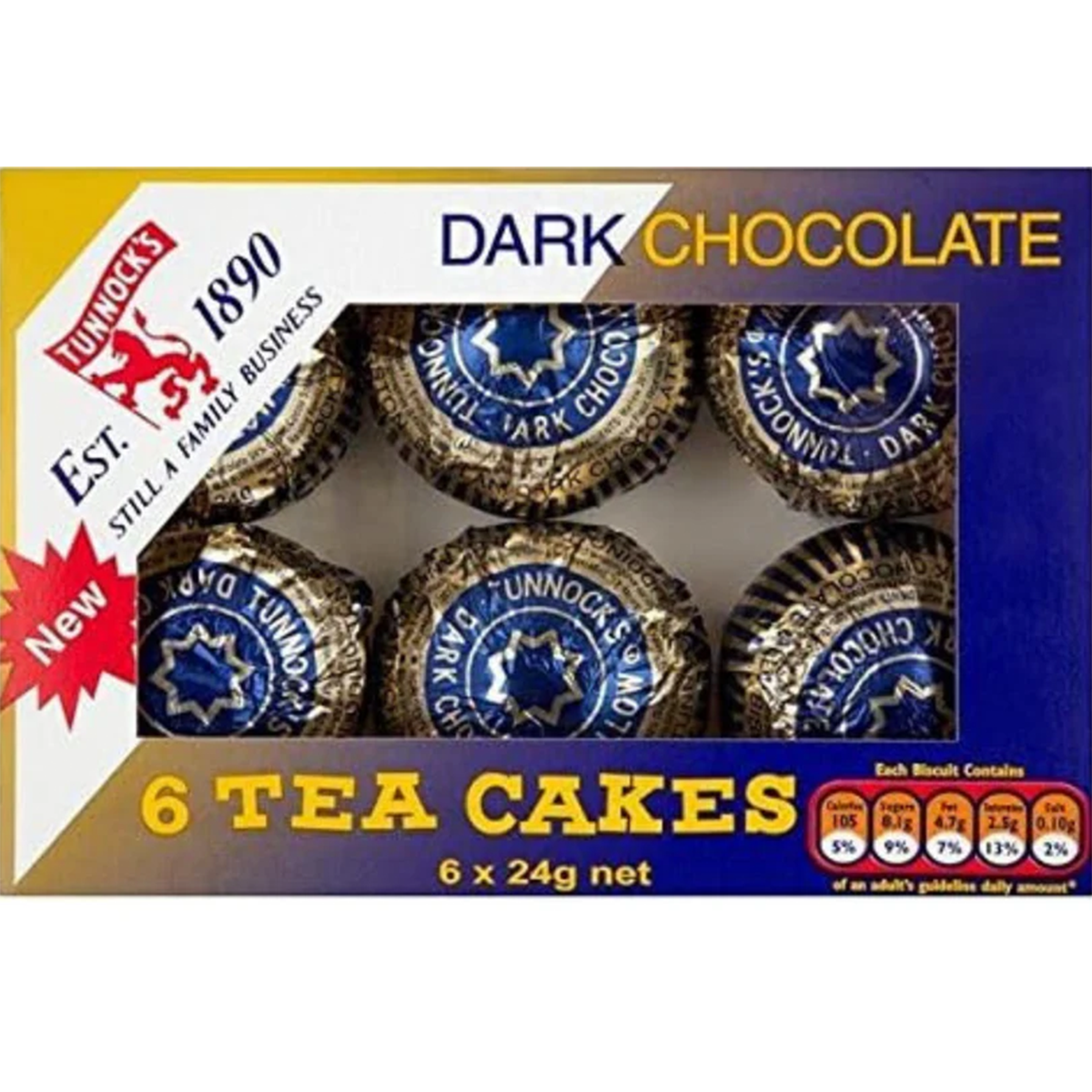 Tunnock's Dark Chocolate Marshmallow Cakes