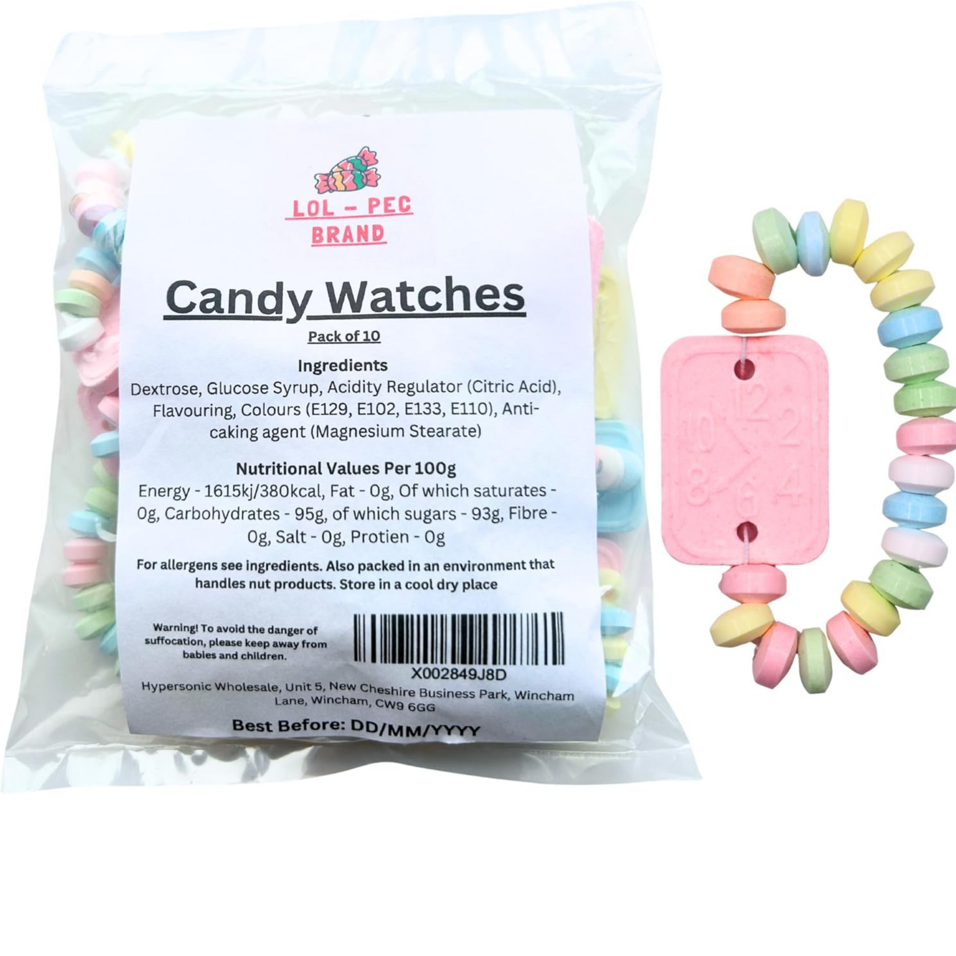 Retro sweets mix product graphic.