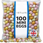 MyCandyShop Chocolate Mini Eggs - Pack of 100