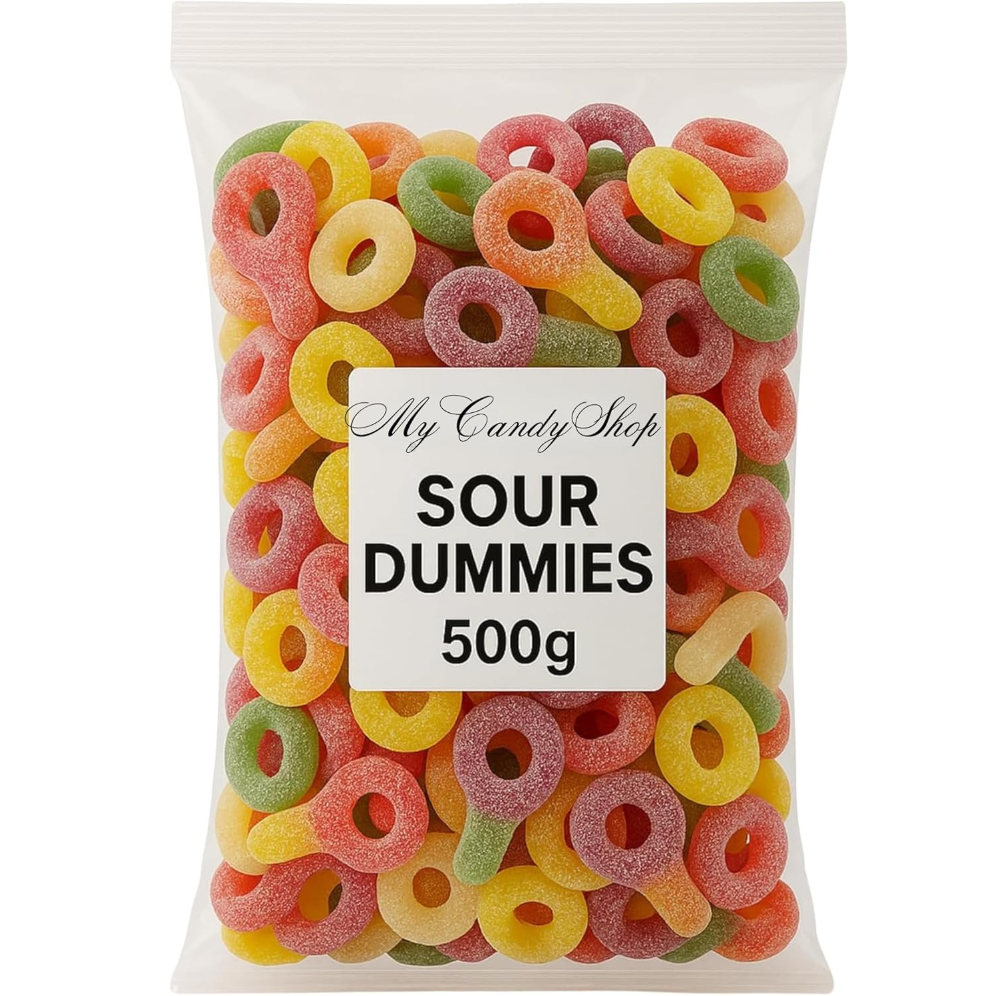 Colourful marzipan sweet selection