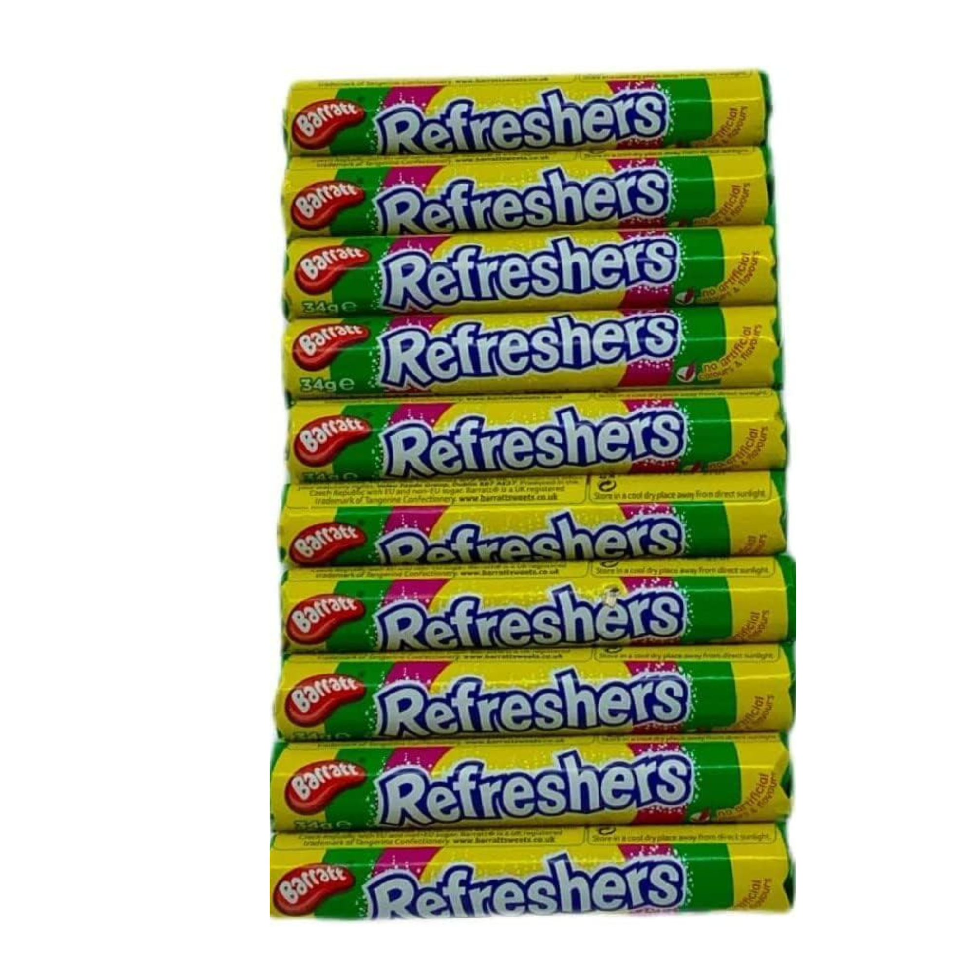 Stack of Barratt Refreshers sweets