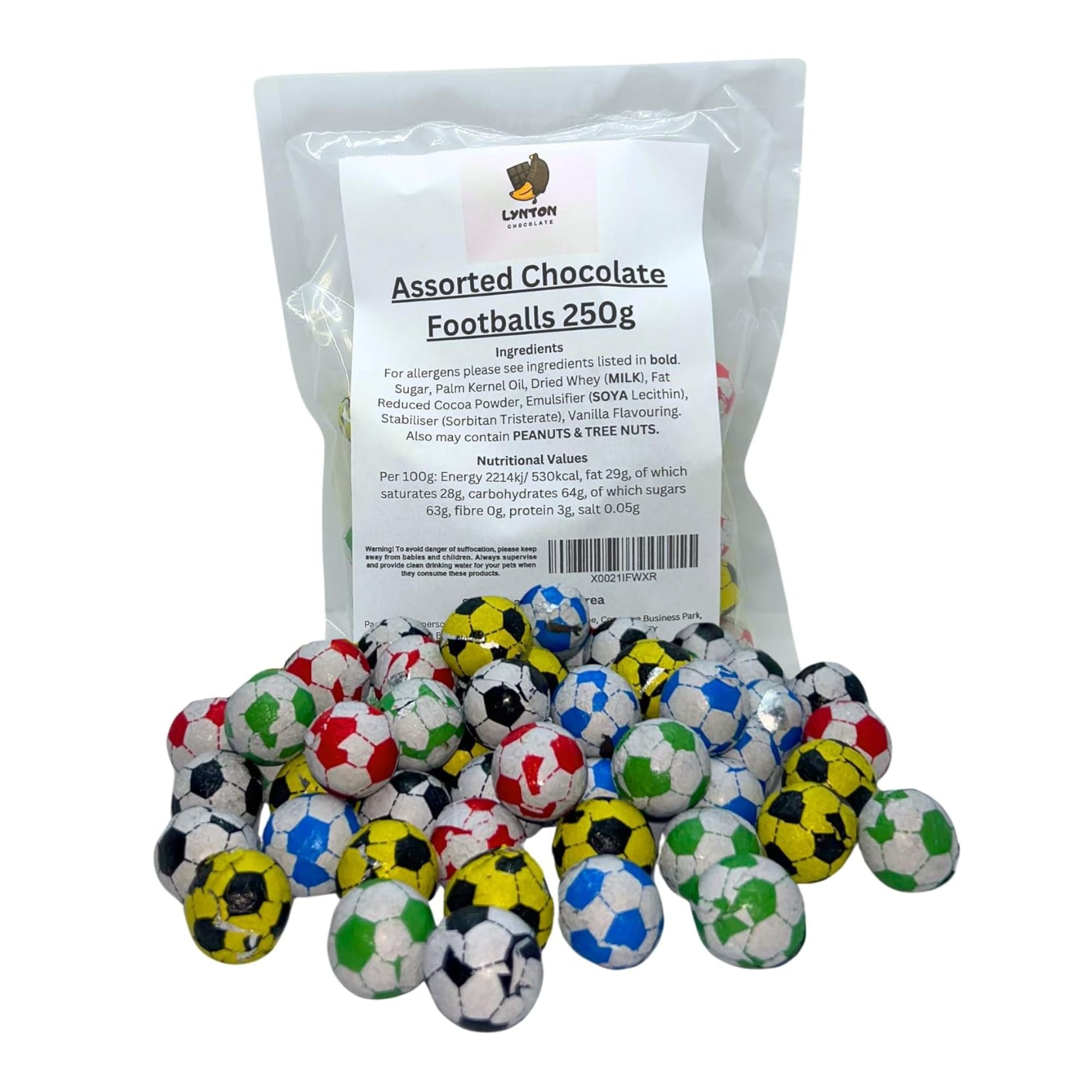 Chocolate Footballs – 250g Bulk Party Bag Filler & Gifts