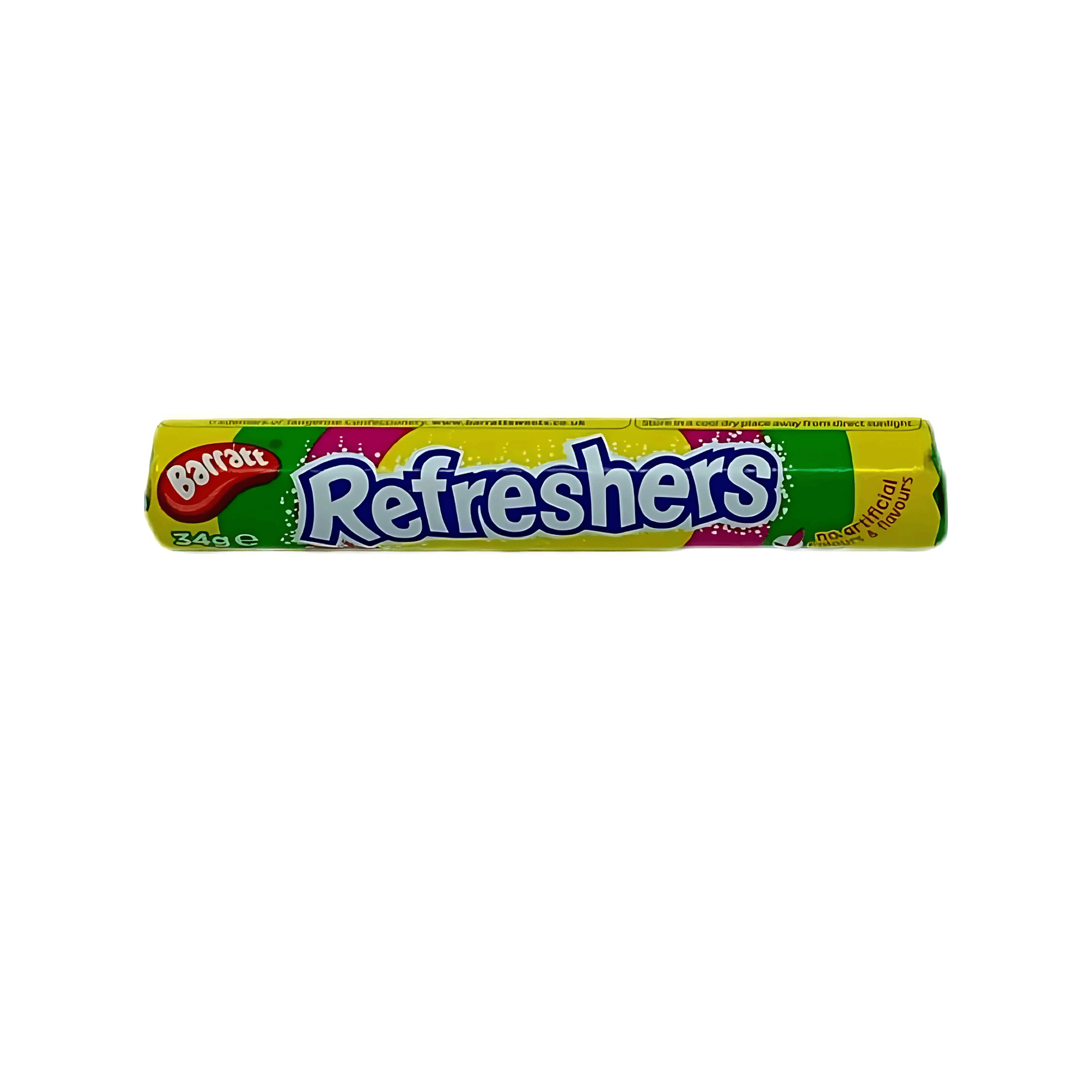 Bar of Barratt Refreshers on a white background
