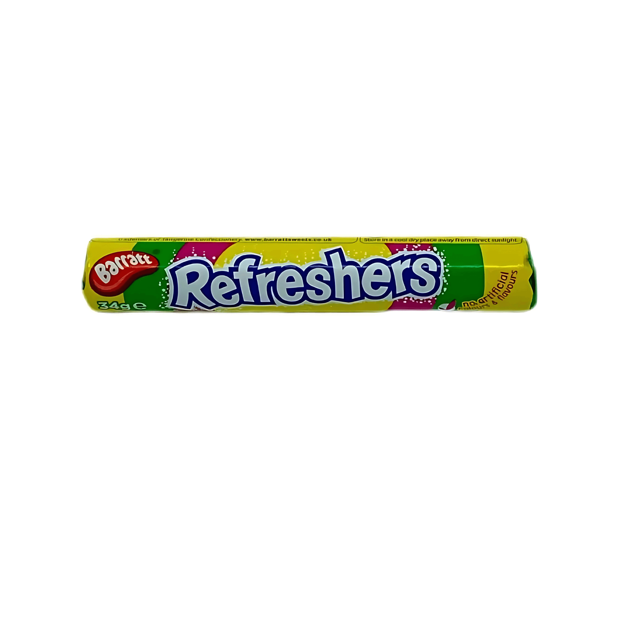 Bar of Barratt Refreshers on a white background