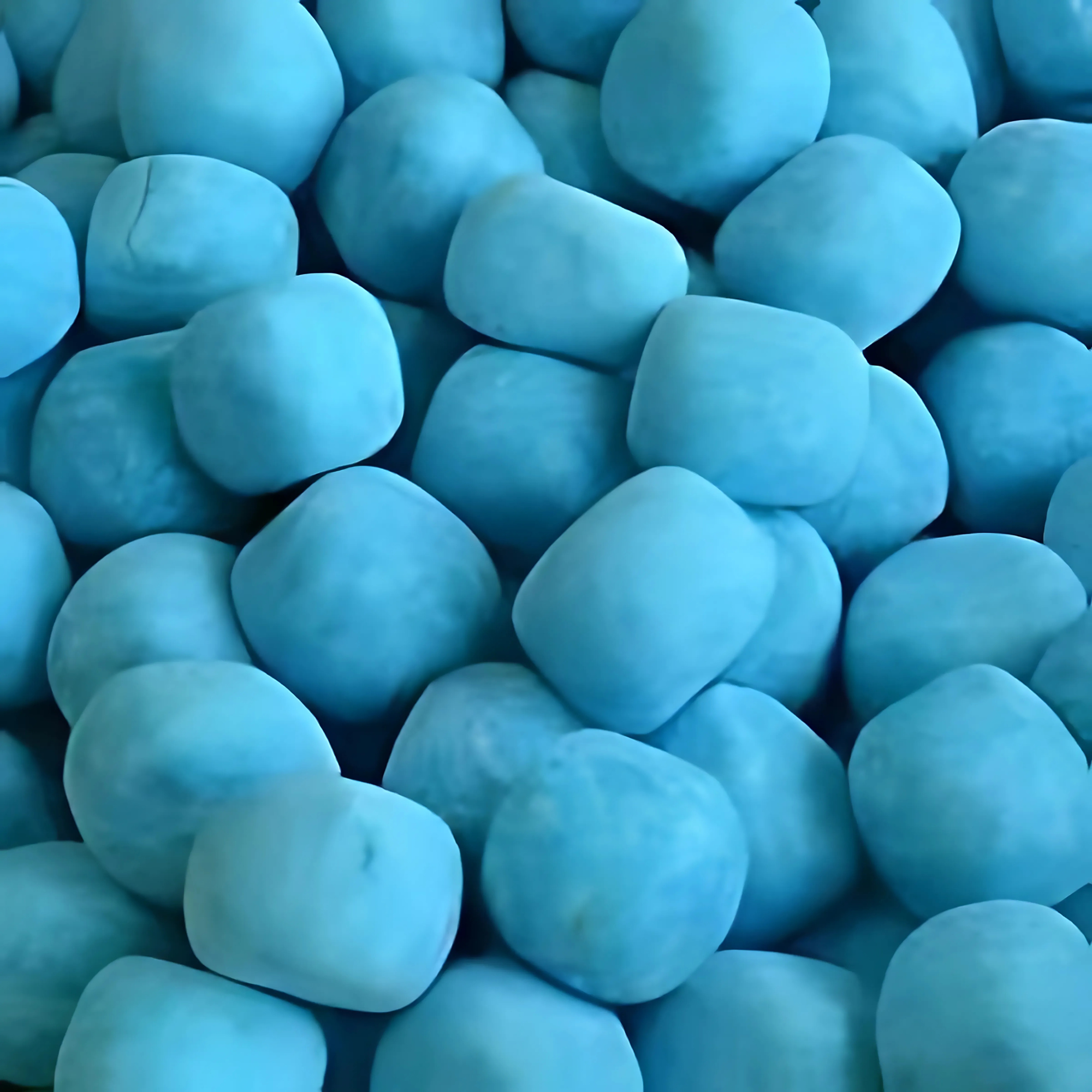 Close-up of blue stones or pebbles