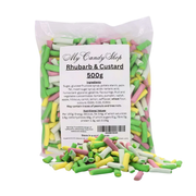 Vidal Rhubarb & Custard Chewy Retro Sweets