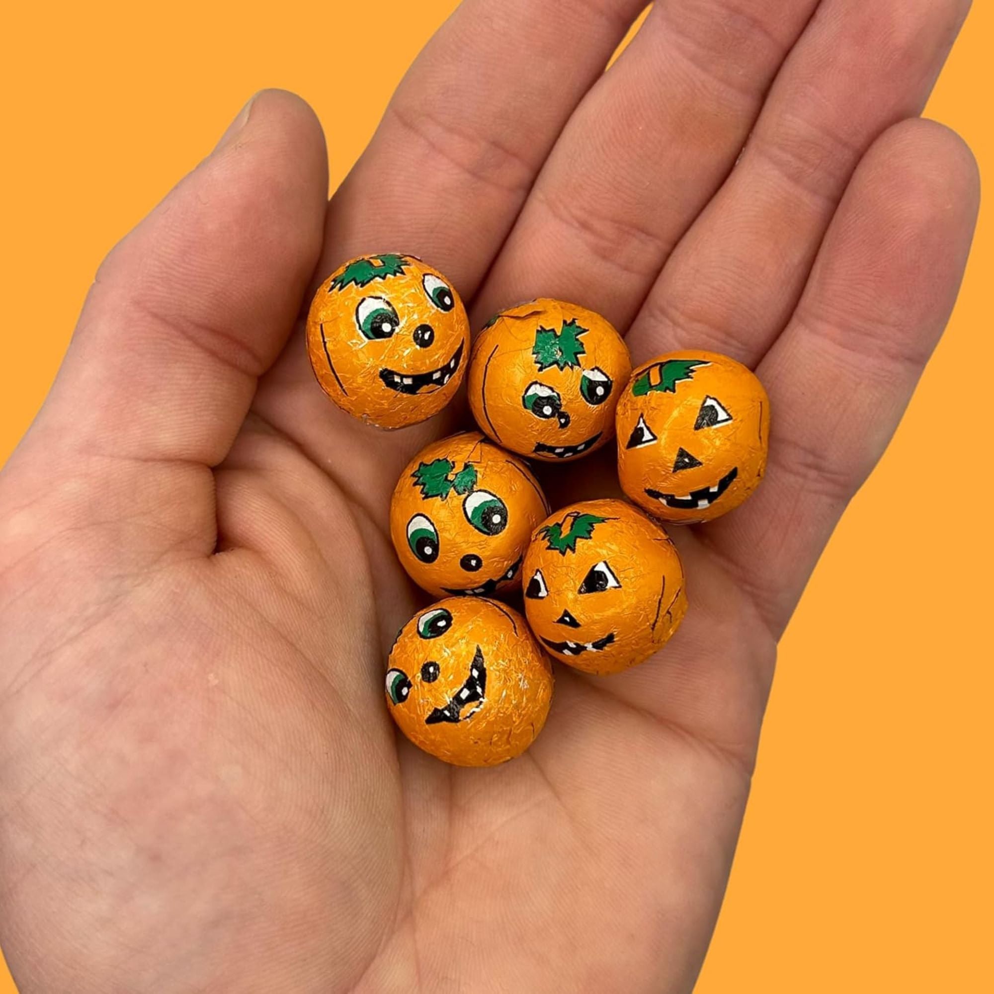 Halloween Chocolate Pumpkin Balls – 500g Bag