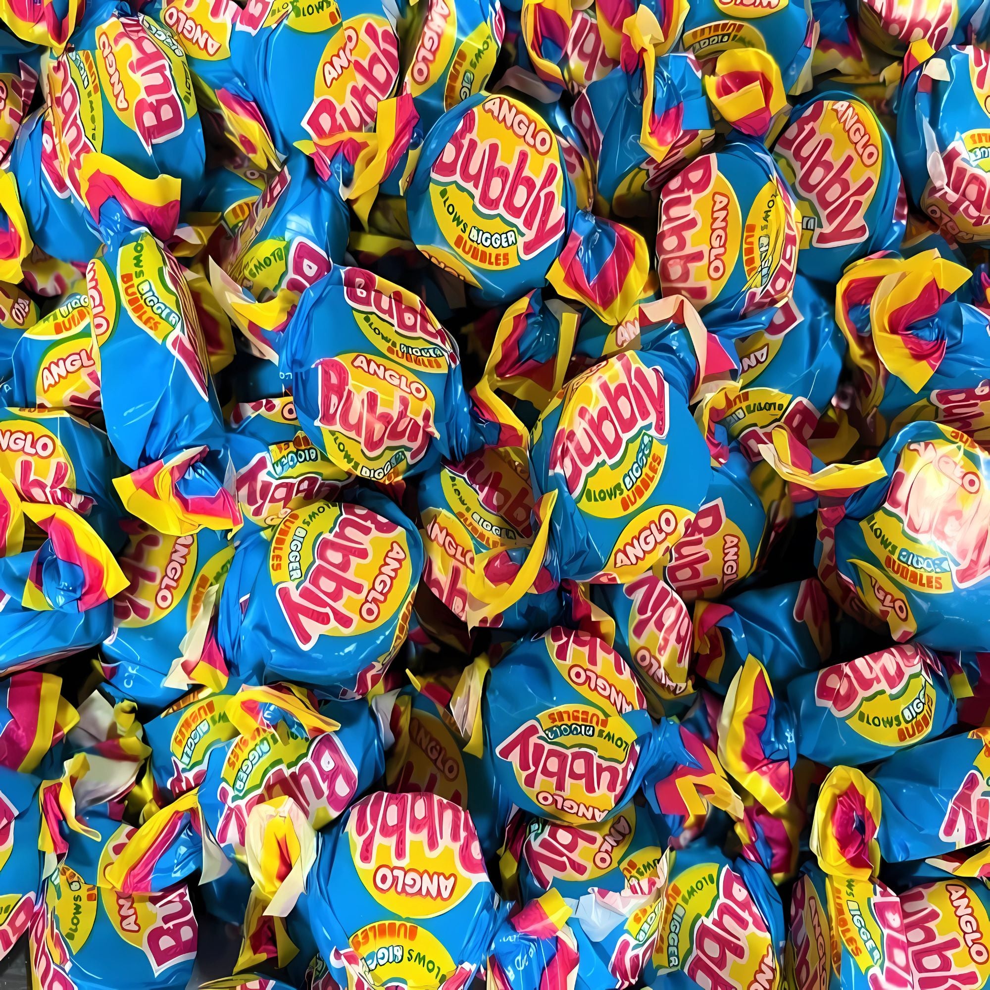 Anglo Bubbly Classic Bubblegum Sweets – 50 Pieces