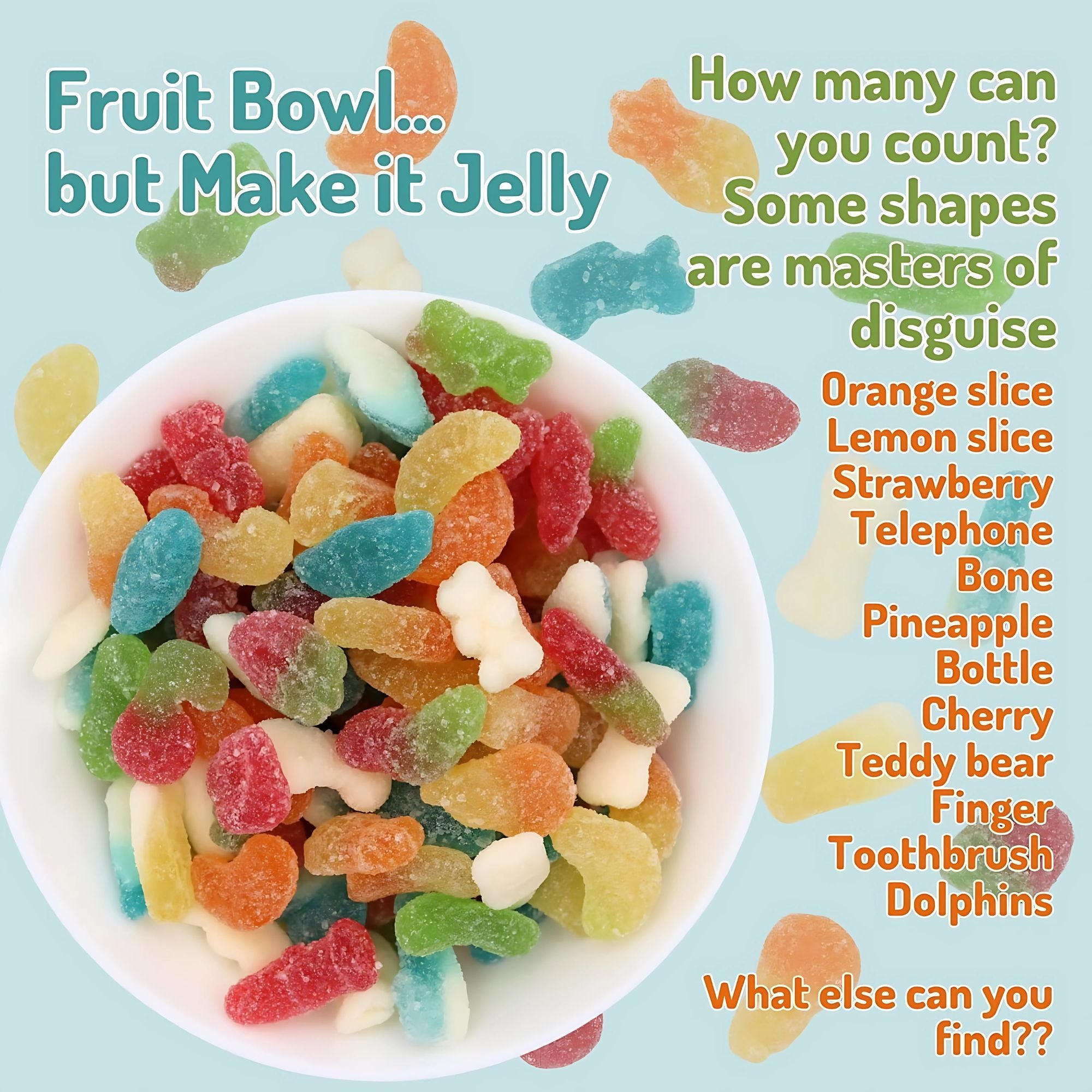 Fizzy Jelly Mix – 500g Bag of Pick & Mix Sweets