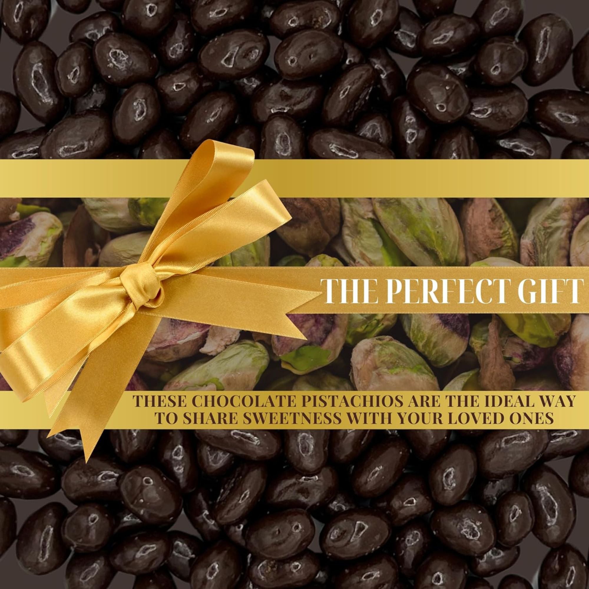 Dark Chocolate Pistachios – 250g Bag