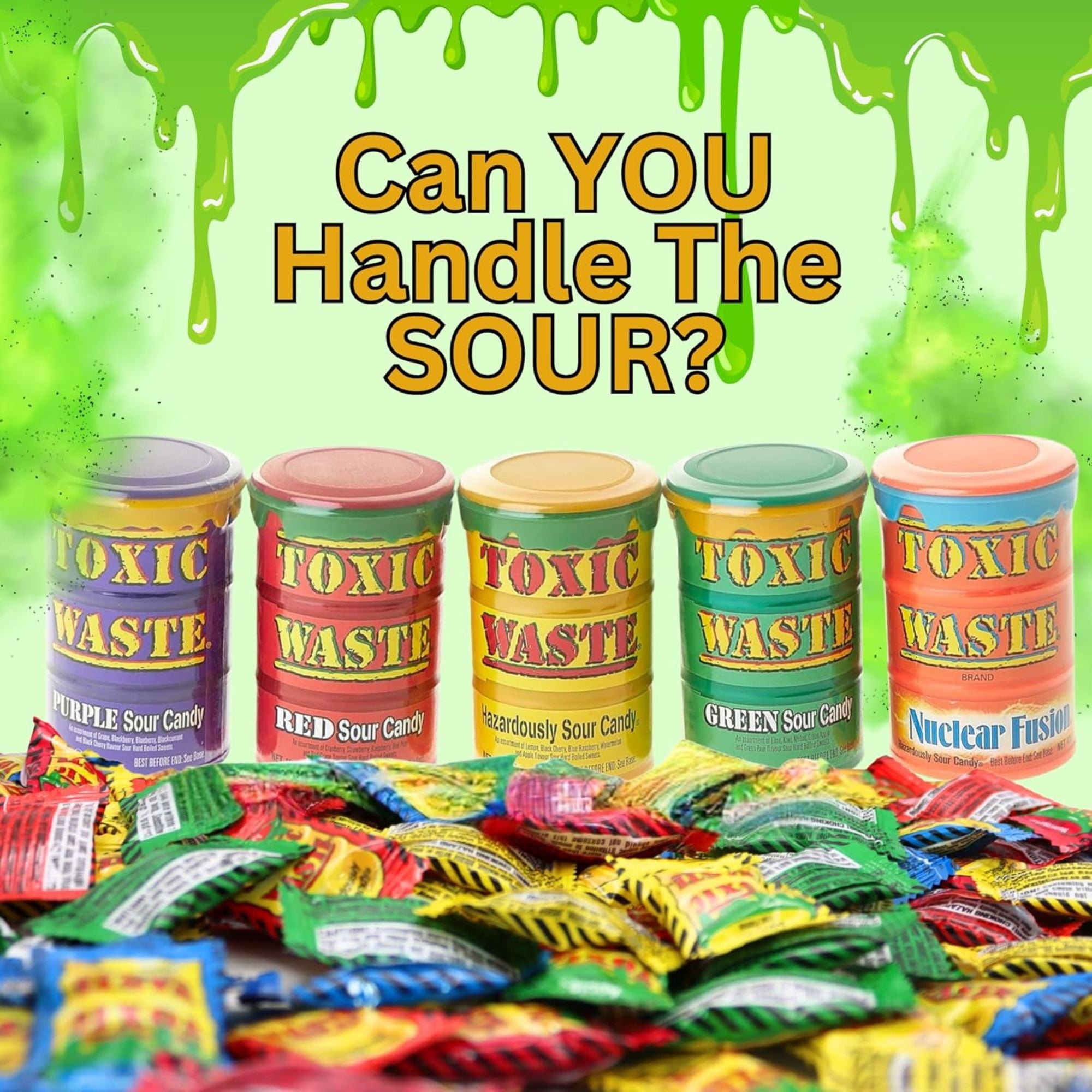 Toxic Waste Sour Candy – 5 Drum Bundle (Limited Edition Set)