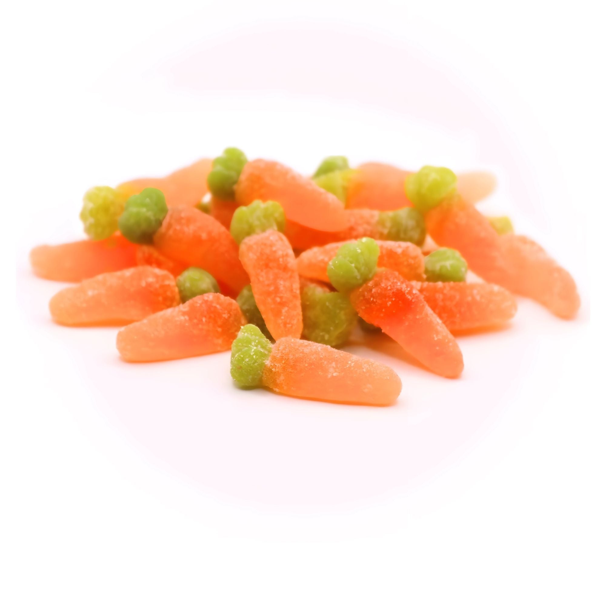 Fizzy Jelly Carrots – 500g Bag of Vegan Orange Sweets
