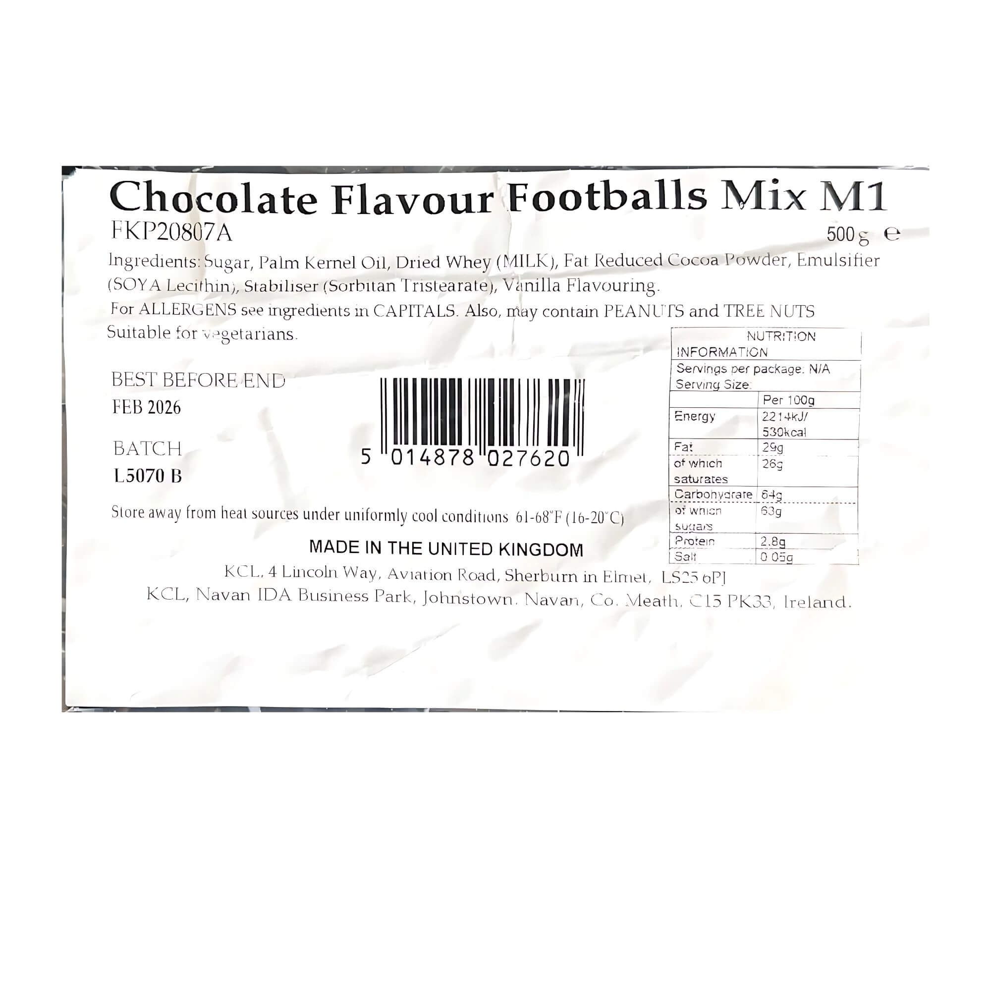 Chocolate Footballs