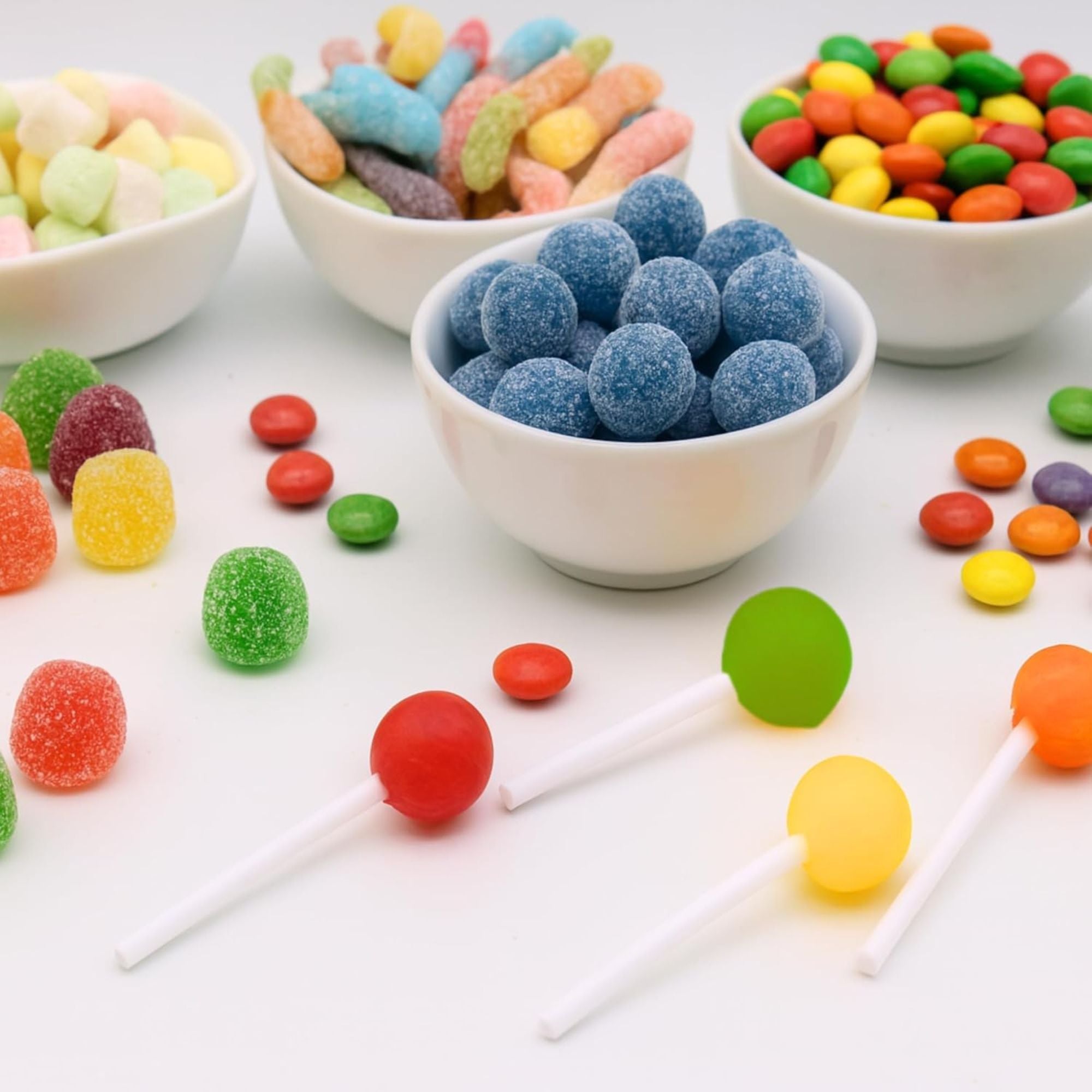 Assorted Sour Lollipops – 50 Pack Bulk