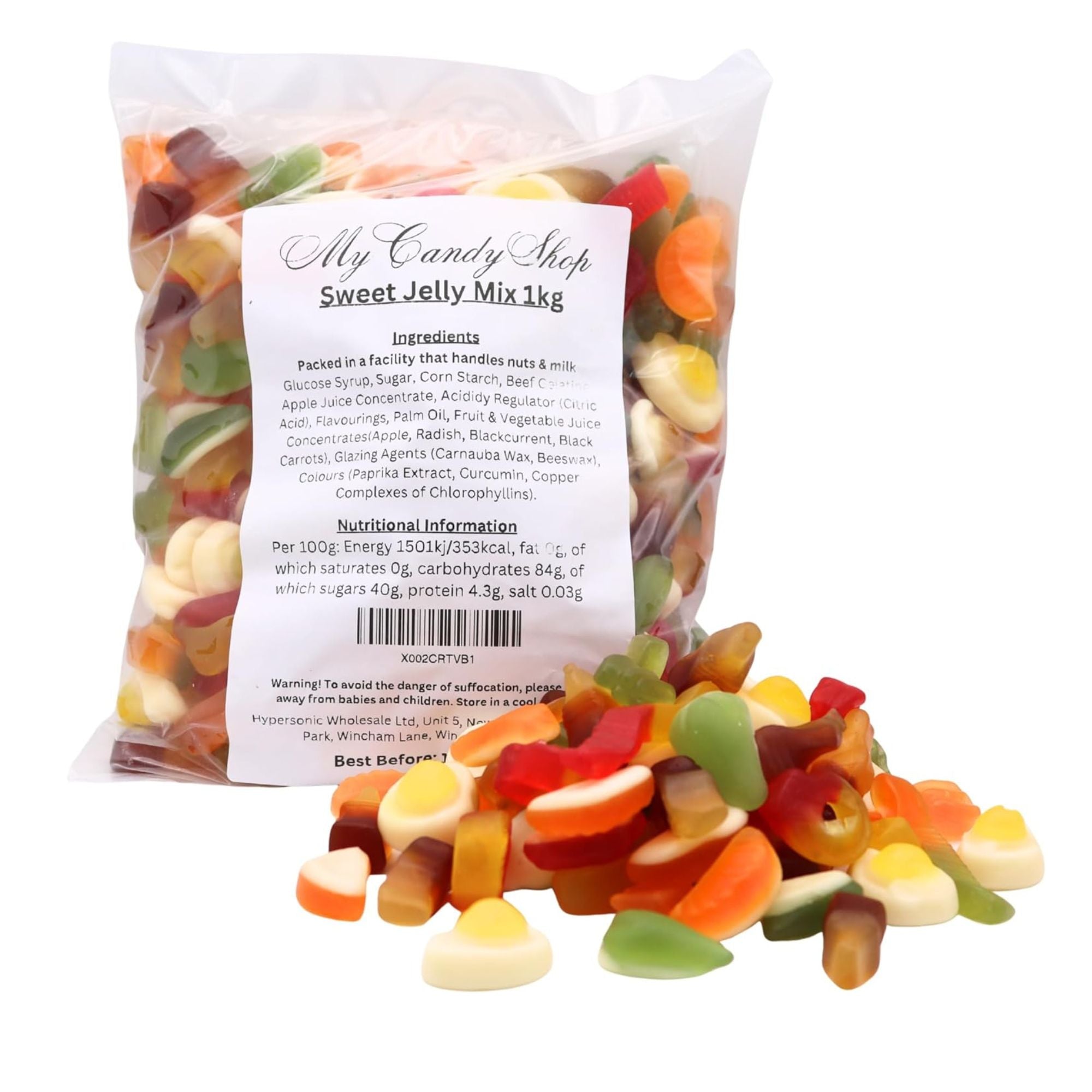 Pick and Mix Jelly Sweets – 1kg Bag of Assorted Fruity Gummy Treats