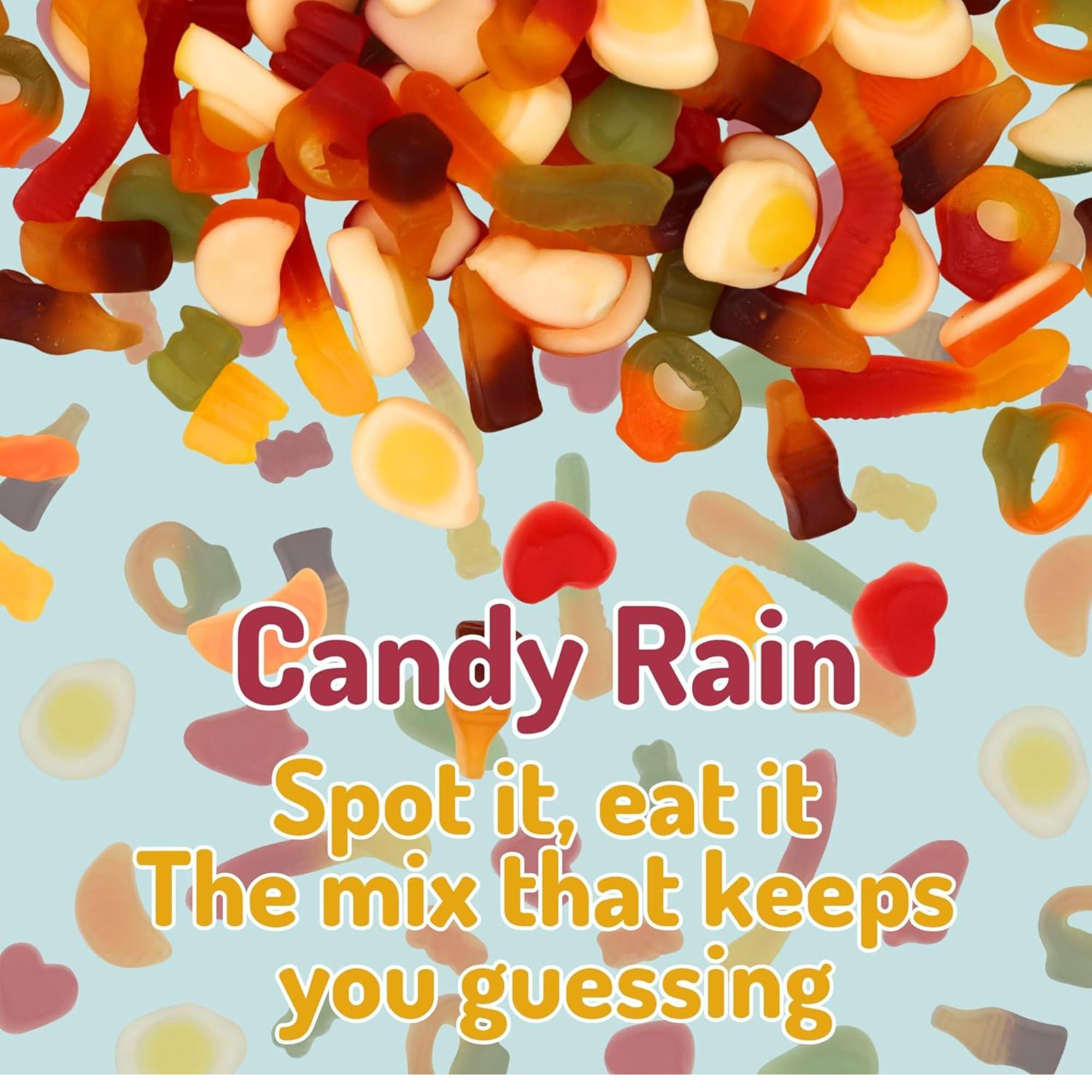 Pick and Mix Jelly Sweets – 1kg Bag of Assorted Fruity Gummy Treats