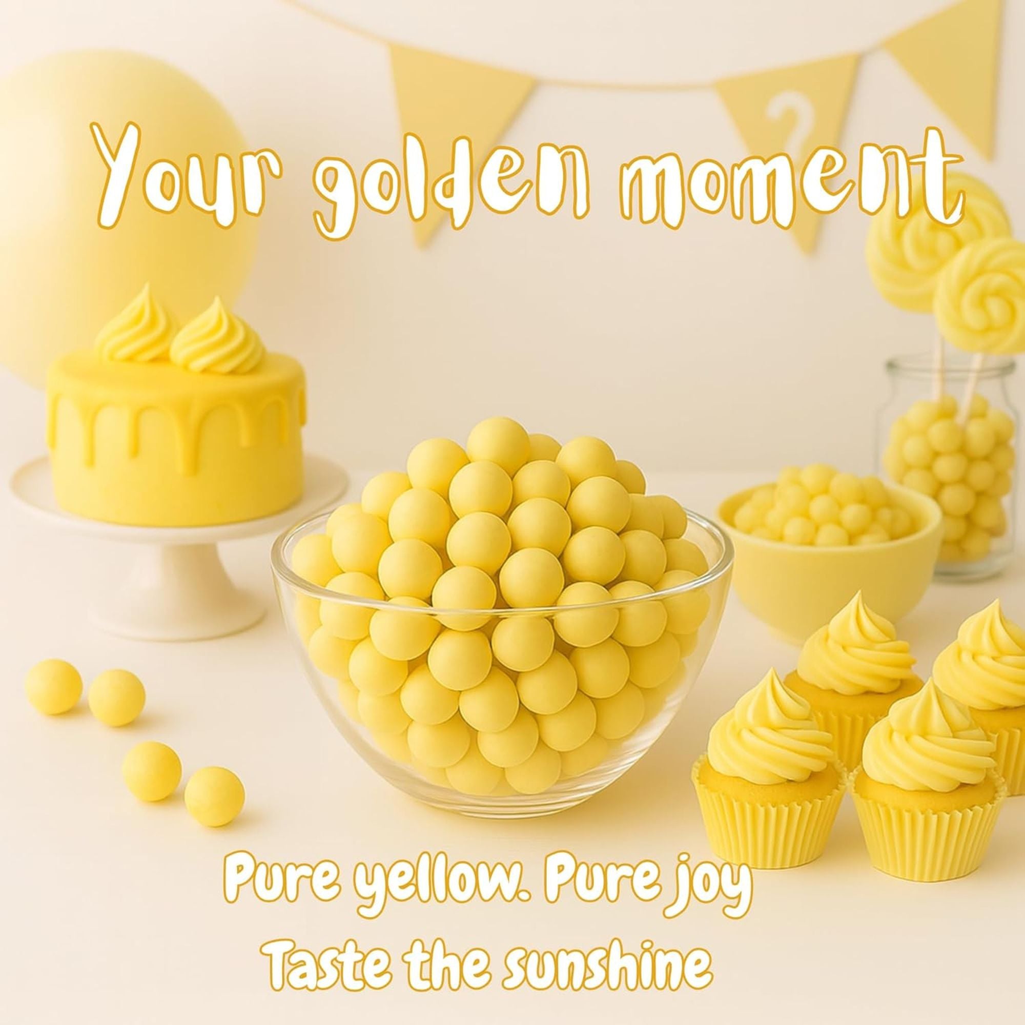 Lemon Bon Bons – 500g Soft Chewy Sweets Bag