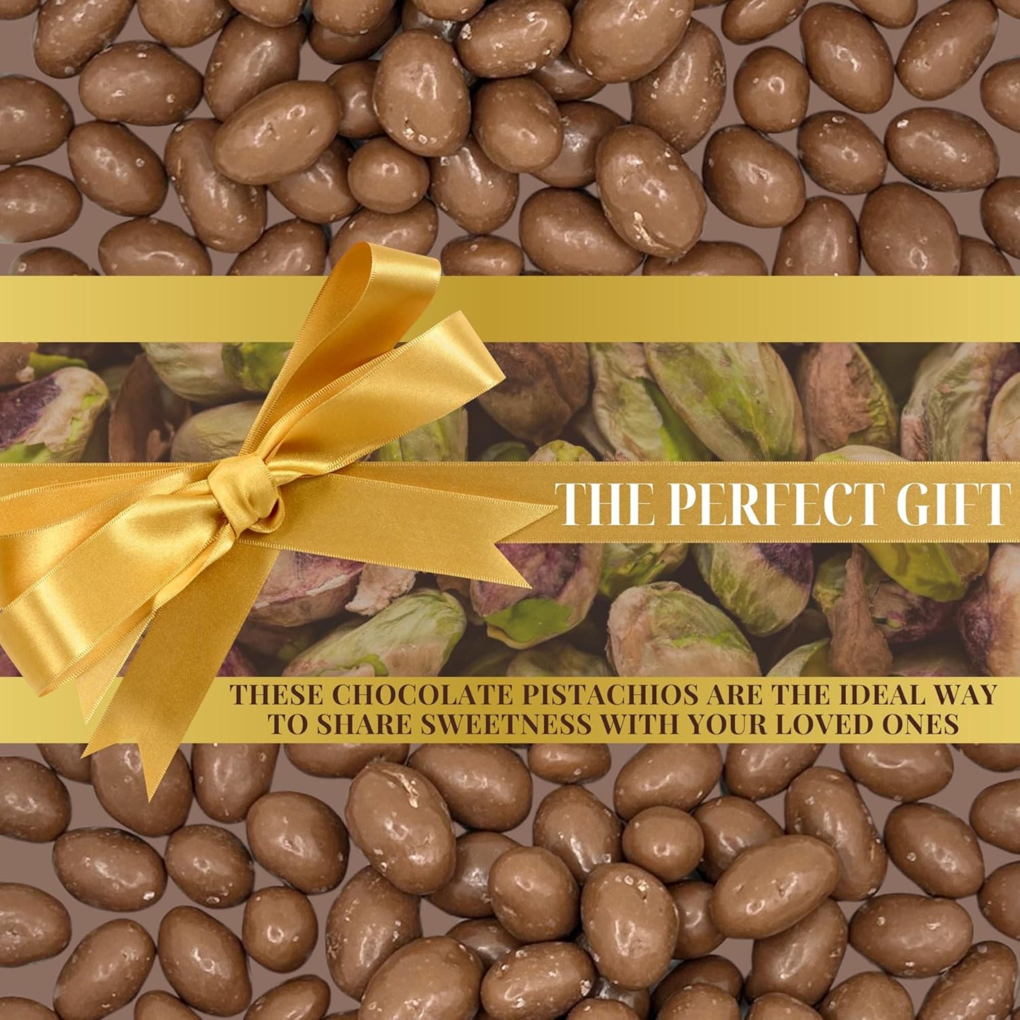 Milk Chocolate Pistachios – 250g Bag