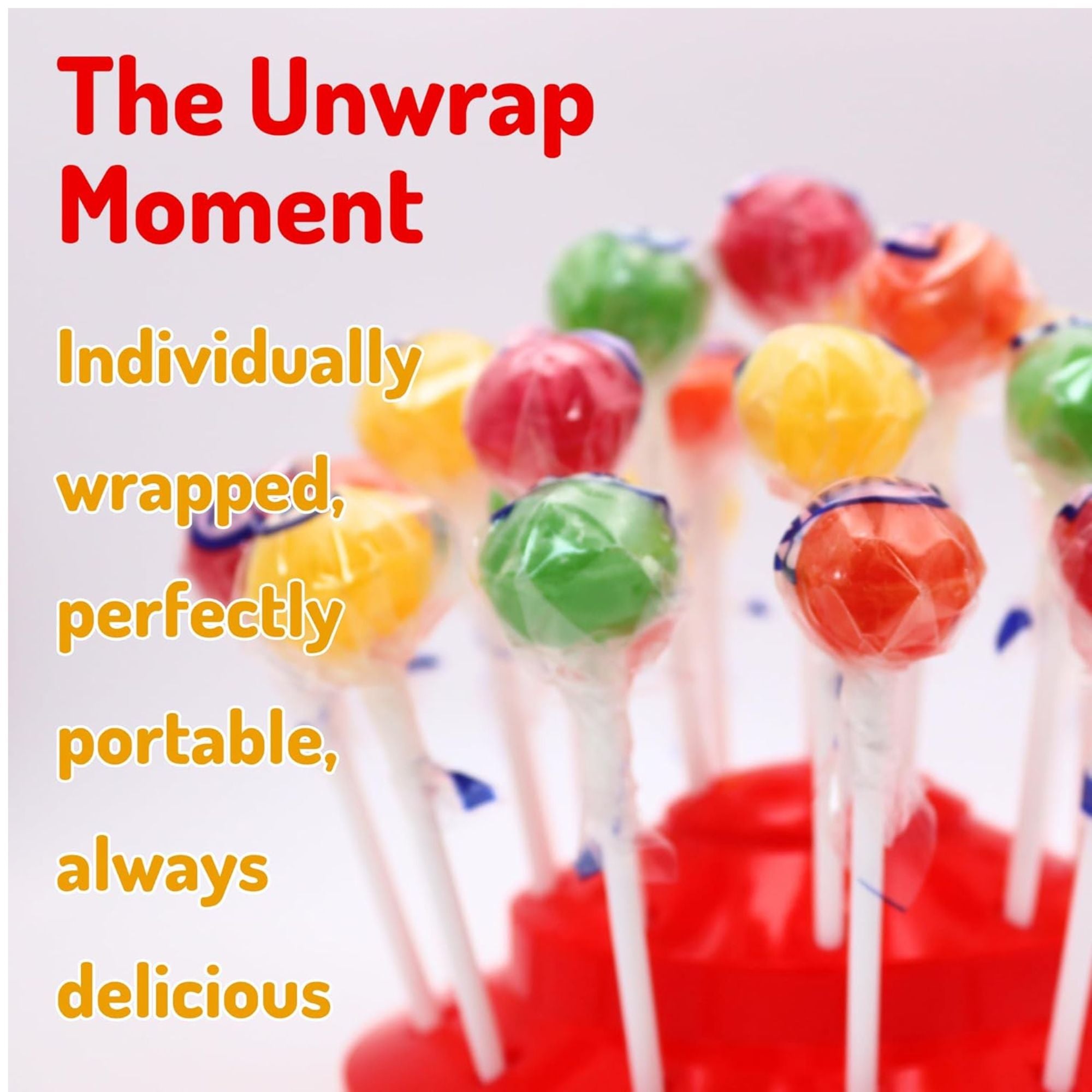 Assorted Sour Lollipops – 50 Pack Bulk