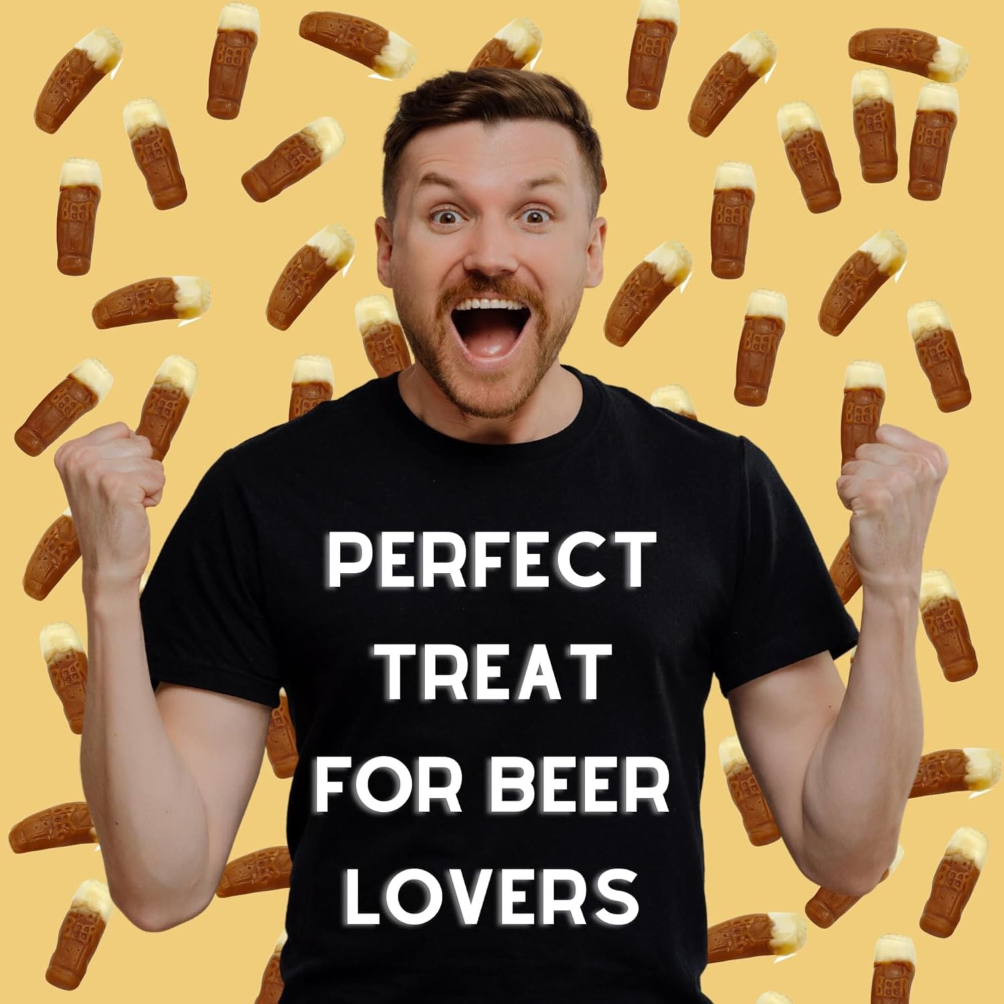 Pint Pot Sweets – 500g Bag of Beer Bottle Gummies
