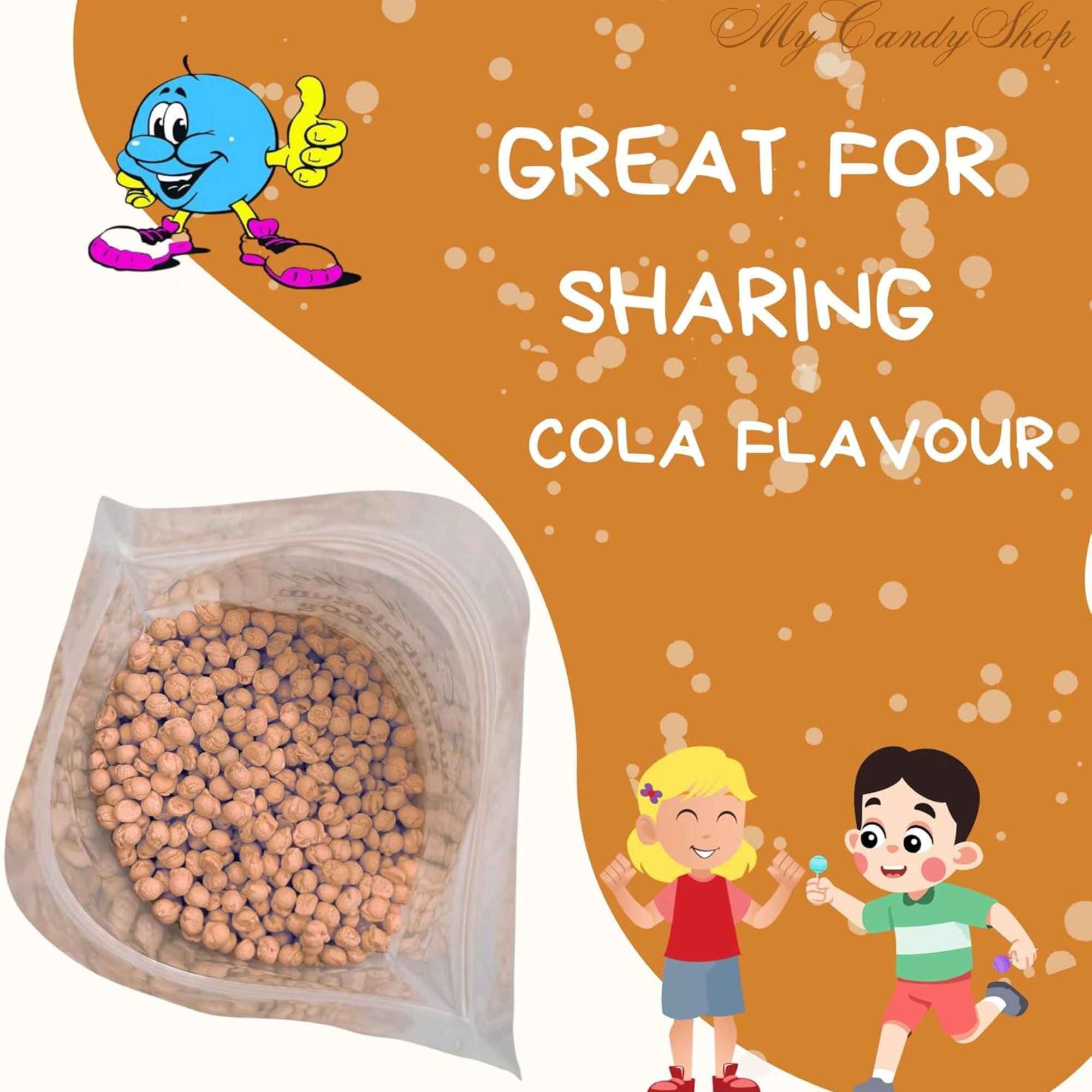 Cola Millions – 500g Bag of Tiny Chewy Vegan Sweets