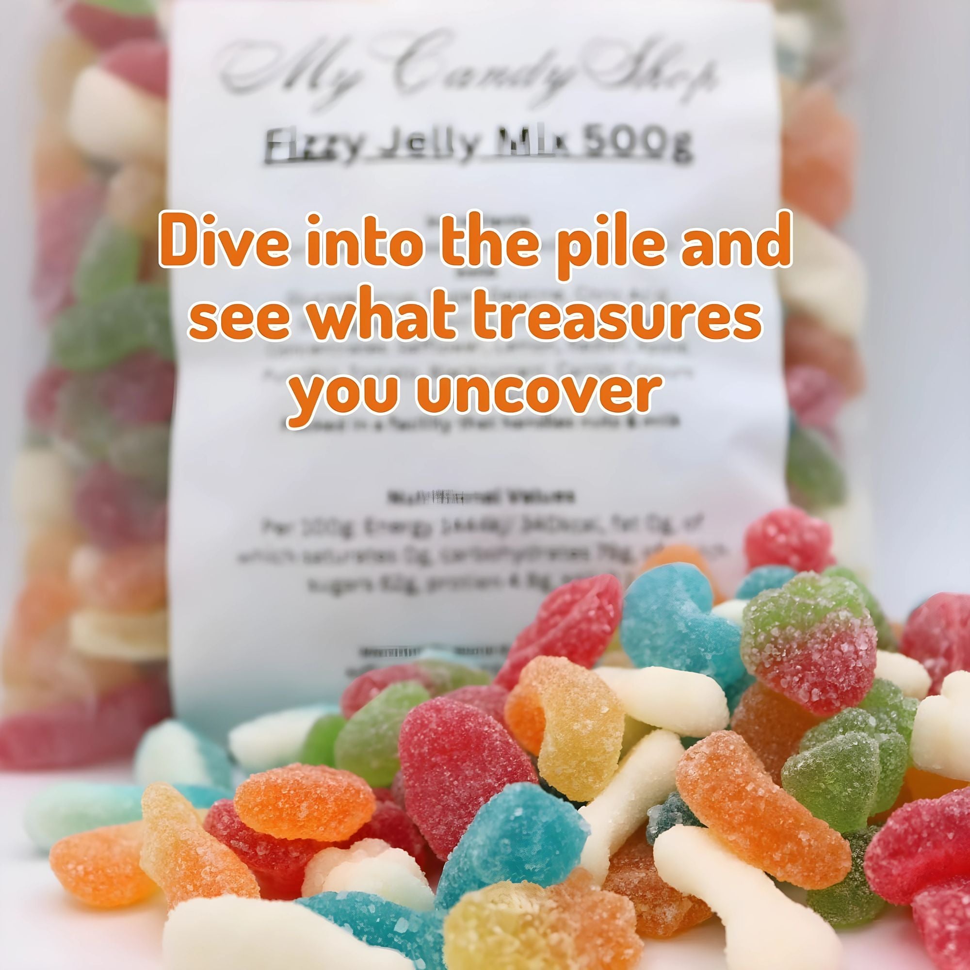 Fizzy Jelly Mix – 500g Bag of Pick & Mix Sweets