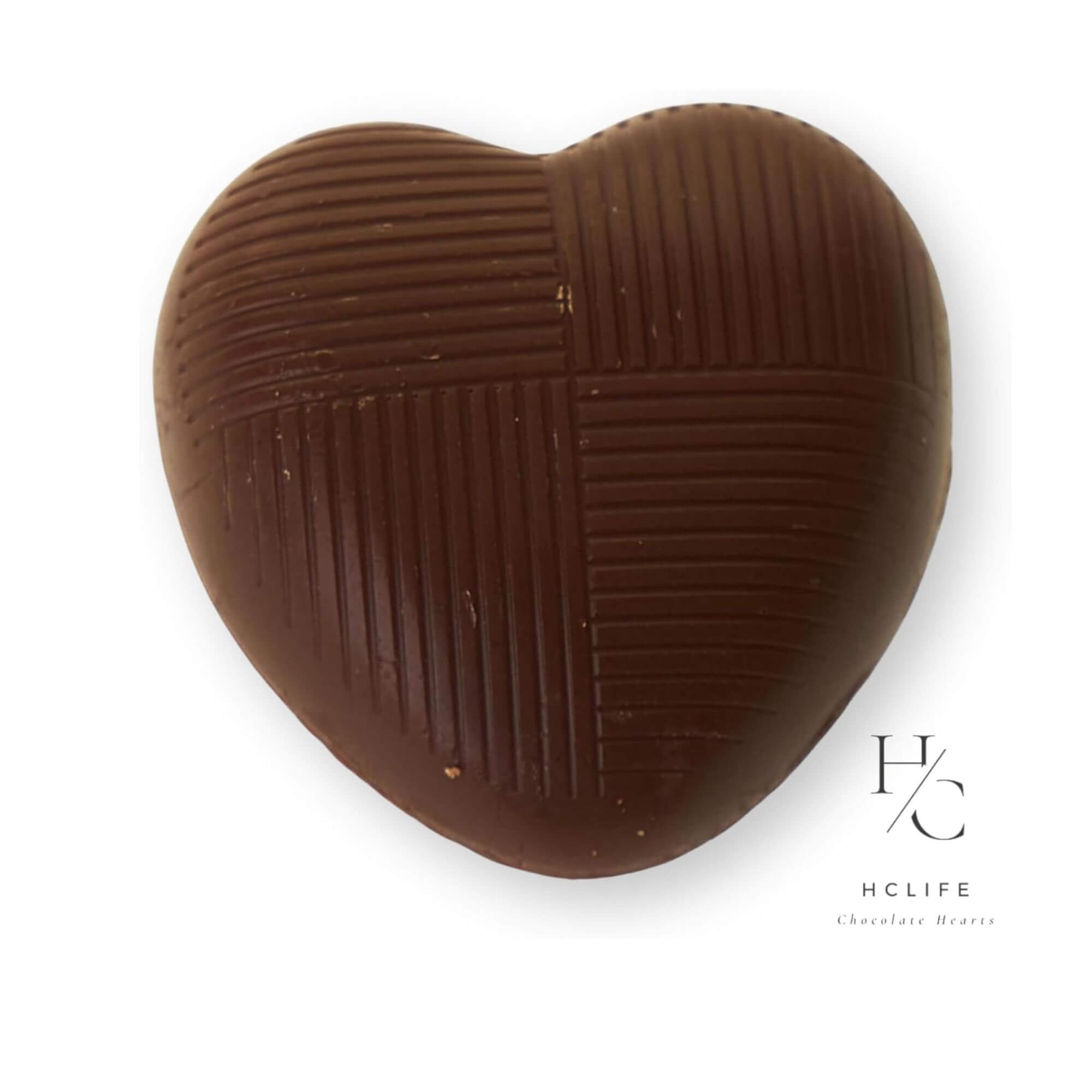 Pink Foil Milk Chocolate Hearts – 635g Bag (100 Pieces)
