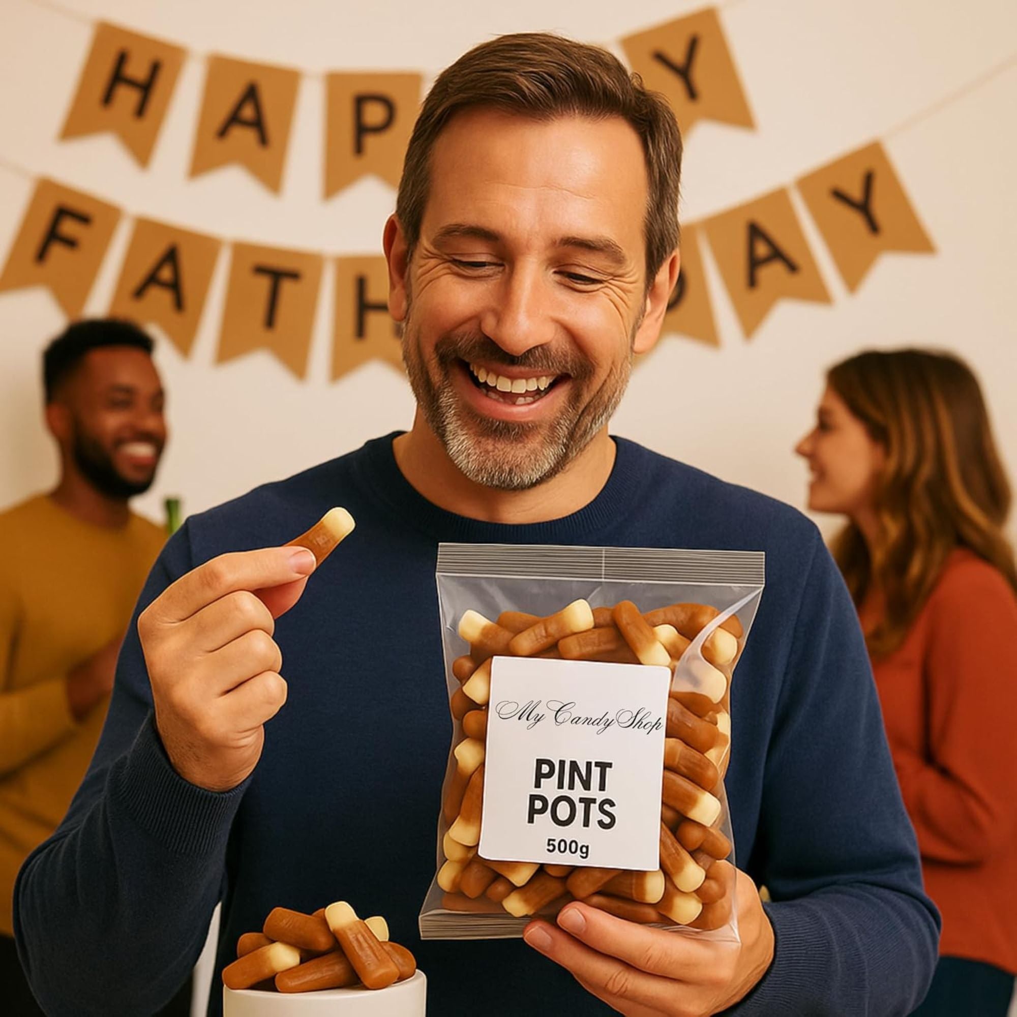 Pint Pot Sweets – 500g Bag of Beer Bottle Gummies