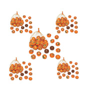 Halloween Chocolate Pumpkins – 5 x 75g Bags of Foiled Milk Chocolate Balls