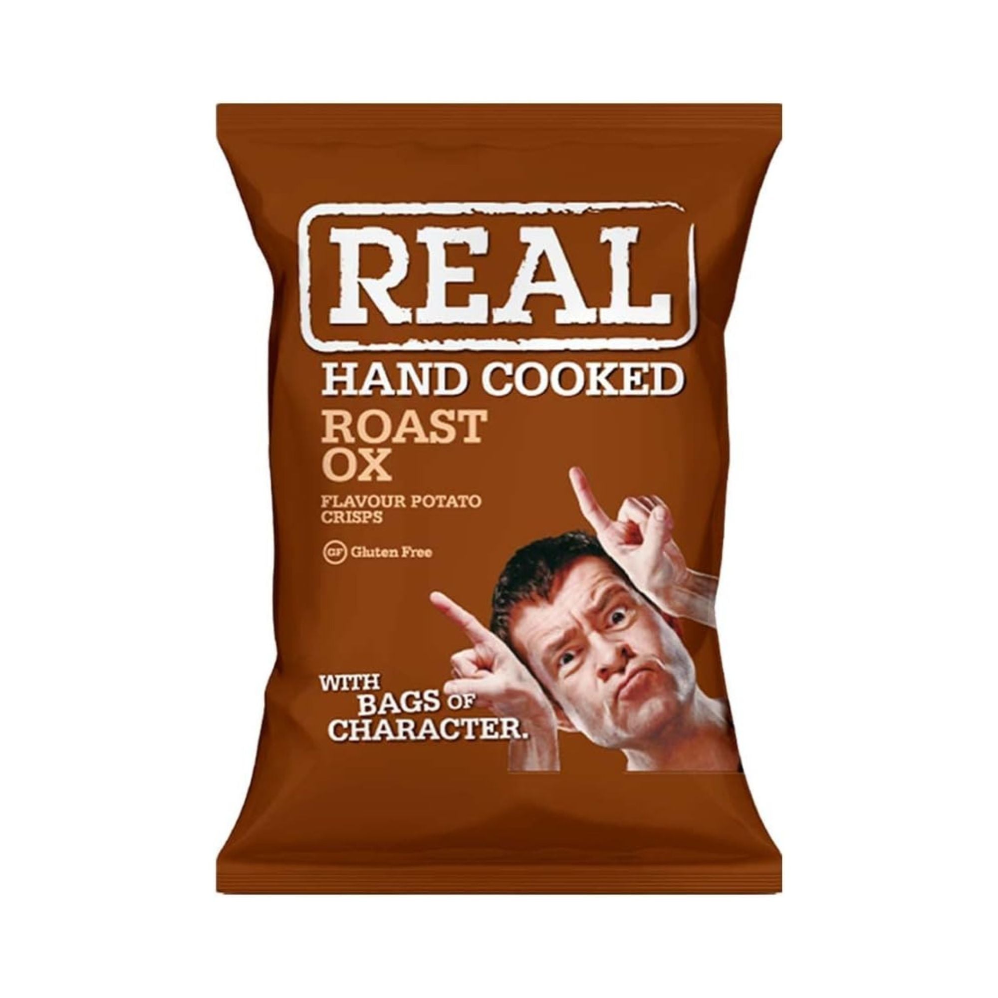 Roast Ox Hand Cooked Crisps – 24 x 35g Bags