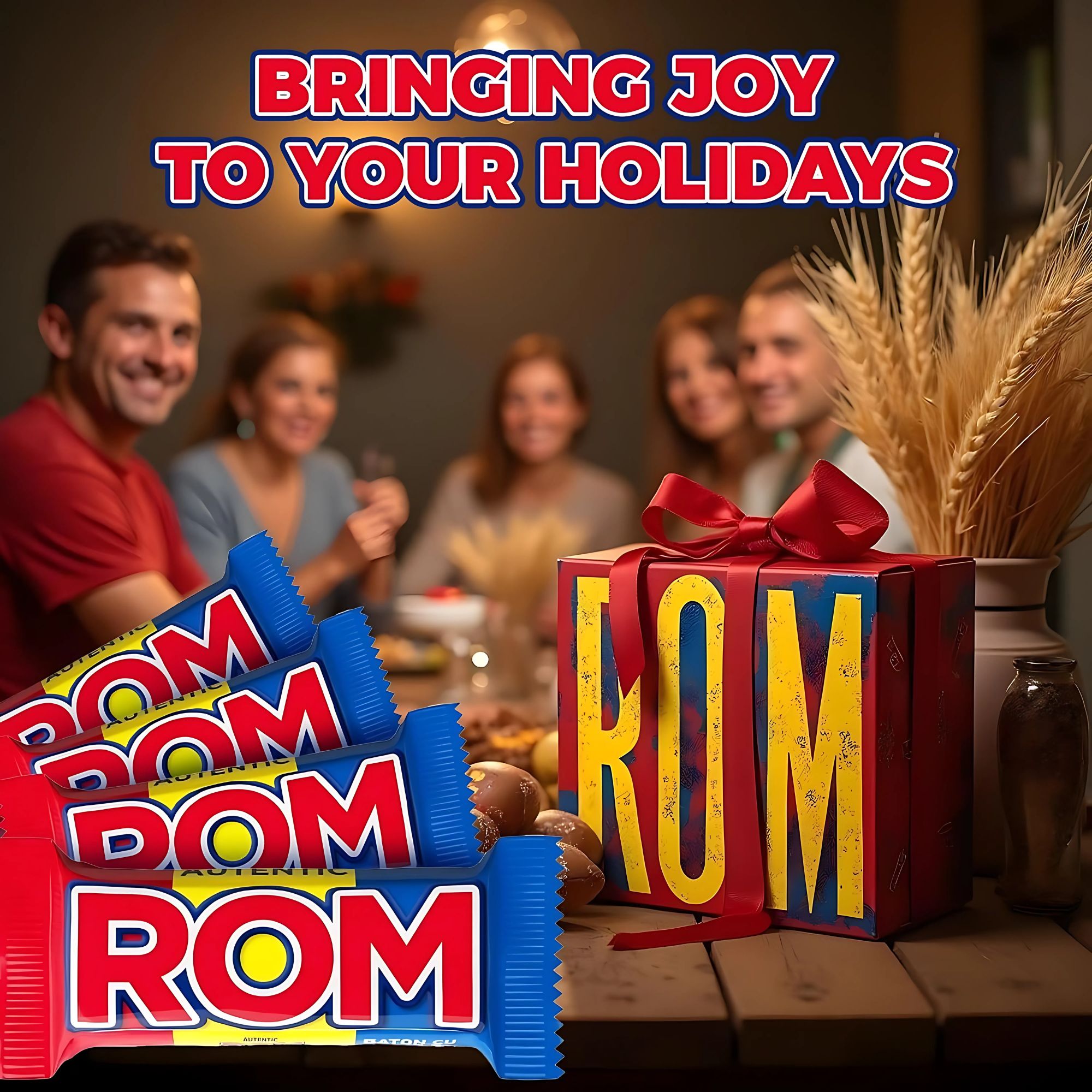 ROM Authentic Romanian Chocolate Bars – Rum Flavour – 20 x 30g