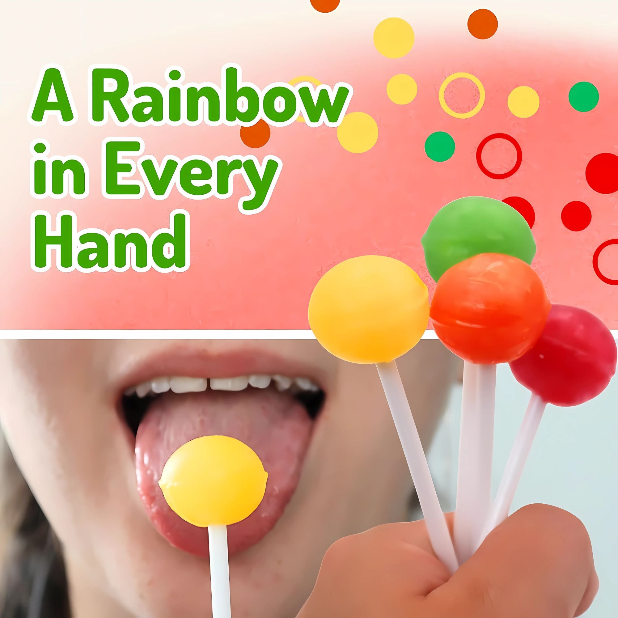 Assorted Sour Lollipops – 50 Pack Bulk
