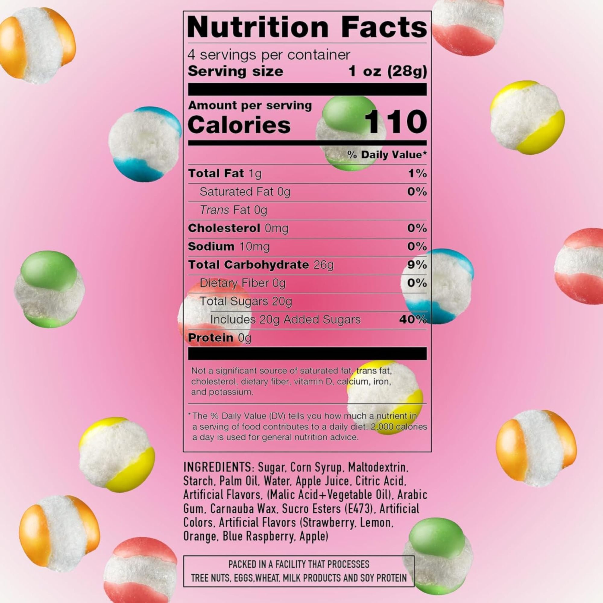 Freeze Dried Sweet Spheres – 113g Bag