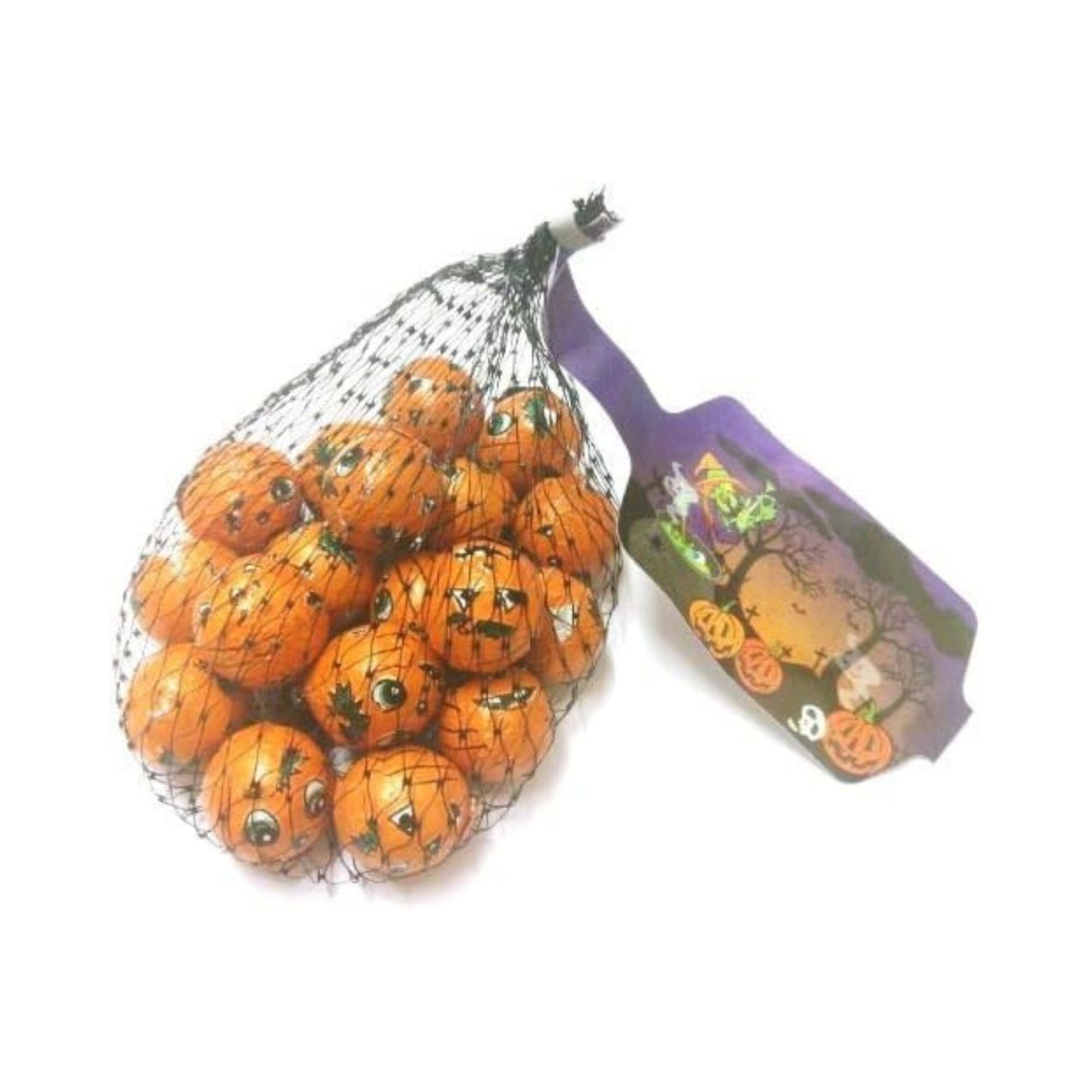 Halloween Chocolate Pumpkins – 5 x 75g Bags of Foiled Milk Chocolate Balls