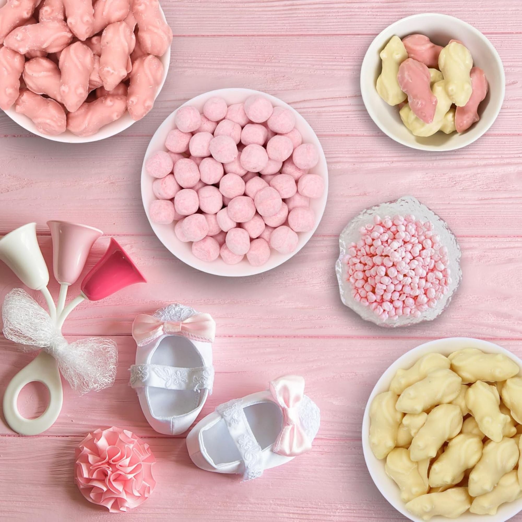 Pink Sweets Bundle – 1.5kg Gift Box (Millions, Bon Bons & Mice)