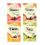 Flavoured Pitted Dates – 4 x 100g Bundle (Strawberry, Cola, Caramel & Pistachio)
