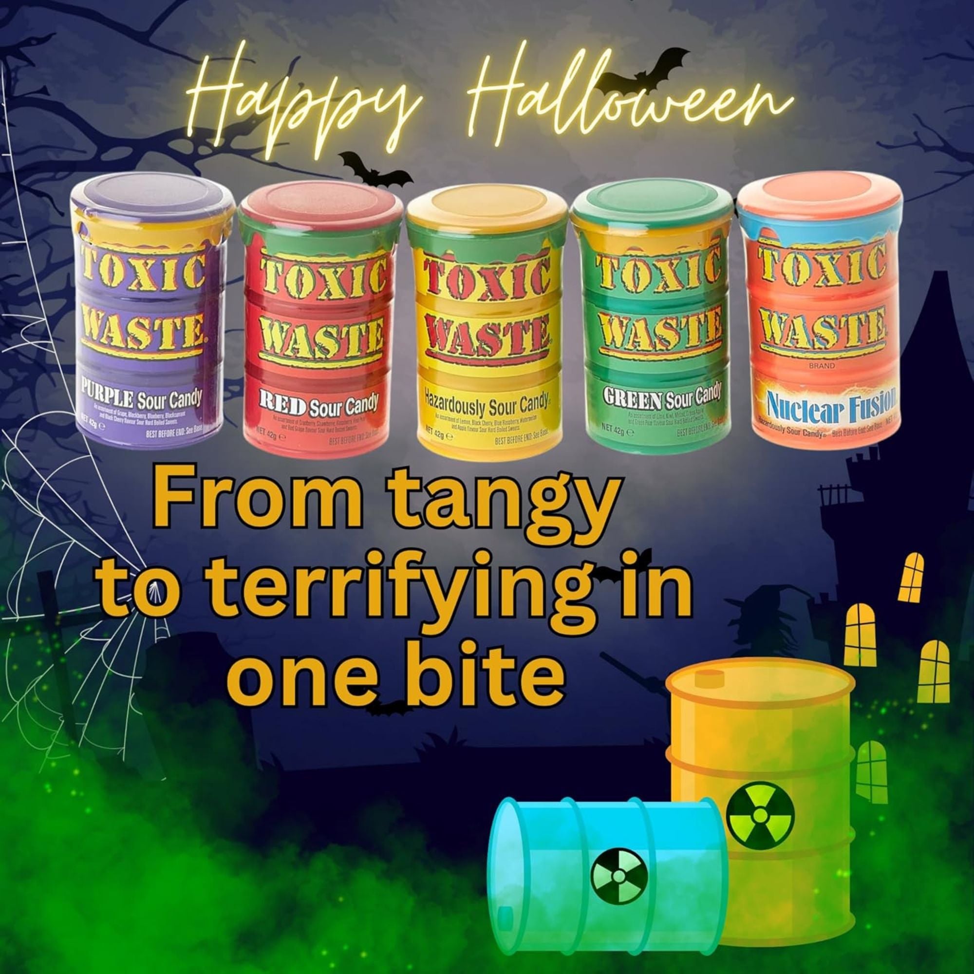 Toxic Waste Sour Candy – 5 Drum Bundle (Limited Edition Set)