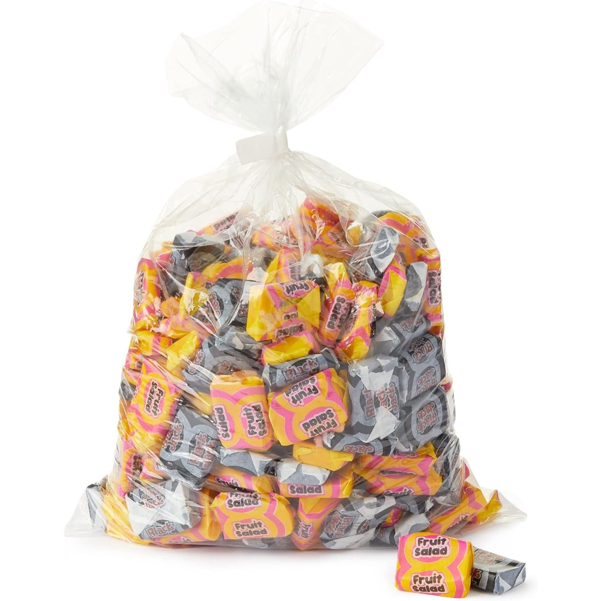 Fruit Salad & Black Jack Chews – 1kg Bag