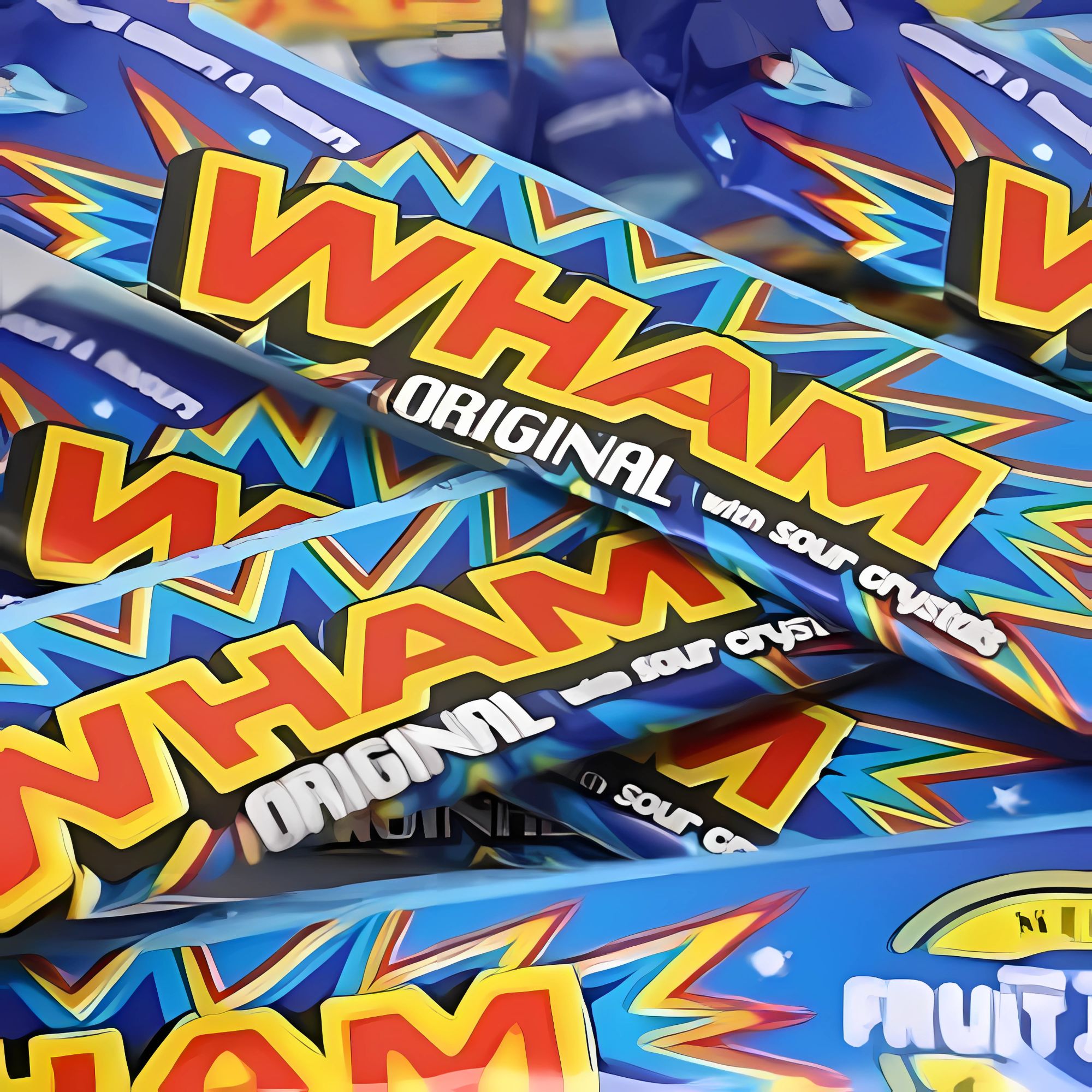 Wham Original Raspberry Chew Bars – 60 x 16g