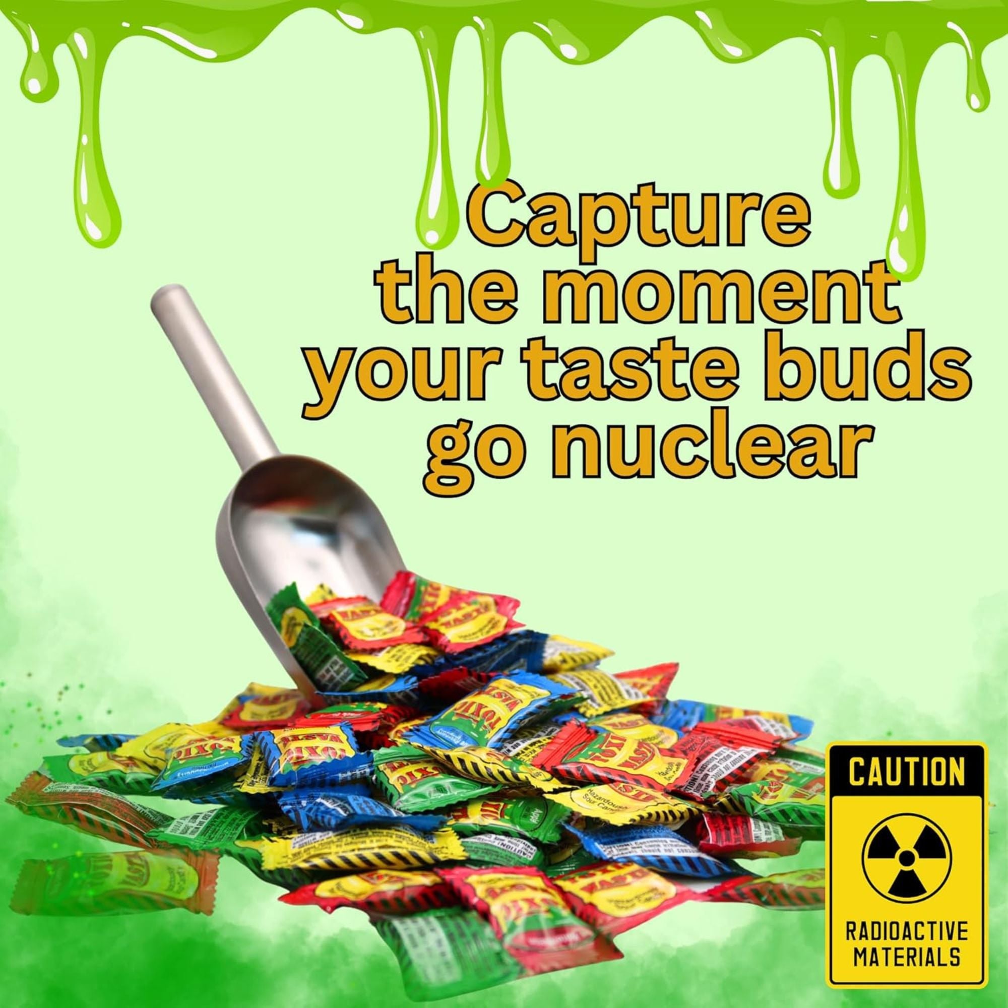 Zella Toxic Waste Sour Sweets – 500g Bulk Bag